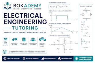 tutor you in circuit analysis, electrical engineering, electronics