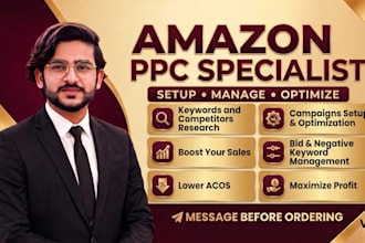 setup, manage and optimize your amazon PPC ads campaigns