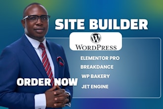 build wordpress website with acf pro, crocoblock ,breakdance, divi, wpbakery