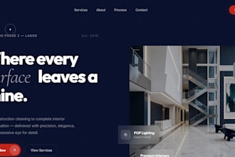 create a landing page for you