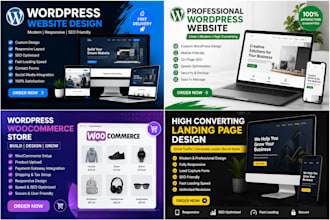 create a high converting wordpress website with a premium design