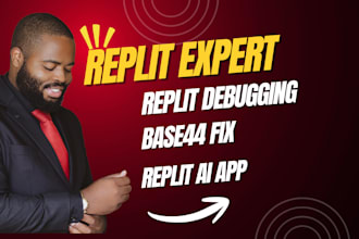 build fix debug replit ai app website mvp using vibe coding