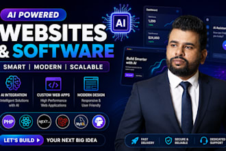 build ai apps, chatbots, saas platforms, and custom ai software