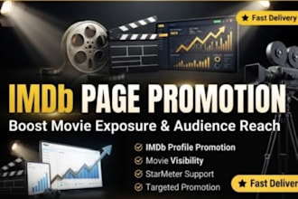 do imdb page promotion and grow movie visibility to support starmeter growth