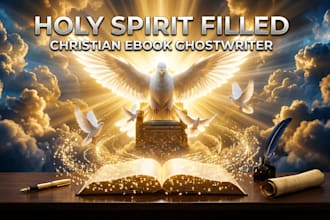 ghostwrite your premium christian ebook, theology devotional and faith selfhelp