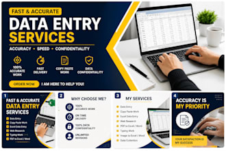 do accurate data entry, microsoft word,data entry, copy paste, and web research