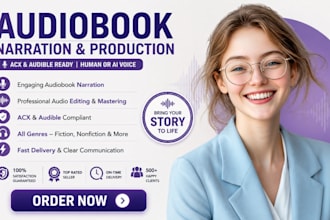 narrate produce and edit your audiobook voiceover for acx audible ai audiobook