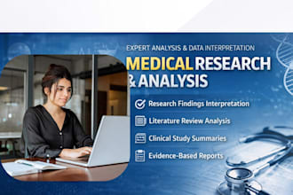 help with medical research and professional medical writing