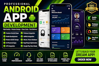 develop a professional android app, ai app or 2d game in kotlin