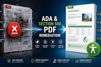 do ada wcag section 508 pdf remediation for accessibility document