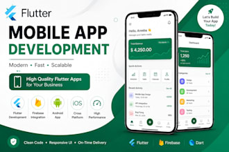 build a flutter mobile application
