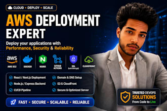 deploy your website and application and yeah im also aws pro