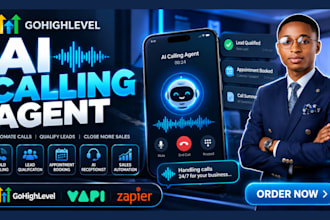 gohighlevel ai calling agent ai cold calling vapi ai lead qualification bot ghl