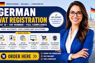 do german vat registration, vat id, oss filing and germany vat setup