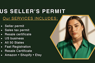 do seller permit, sales tax permit, resale certificate registration for US state
