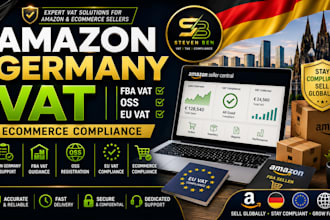 solve amazon germany vat, fba vat, oss, eu vat and ecommerce compliance