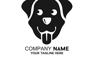 do amazing equestrian equine horse dog and animal pet logo