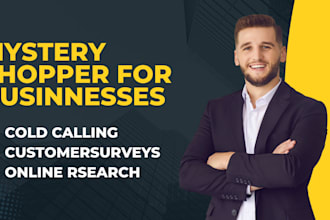 be your mystery shopper