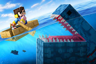 make a professional high quality minecraft thumbnail