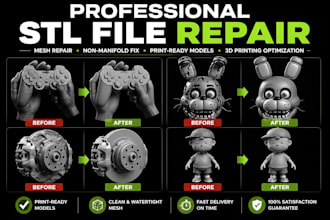 repair stl files fix mesh errors for flawless 3d printing
