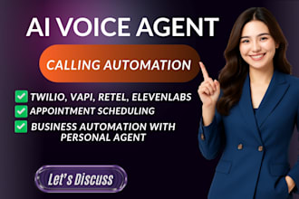 build vapi ai calling agent, retell ai voice agent and n8n ai agent