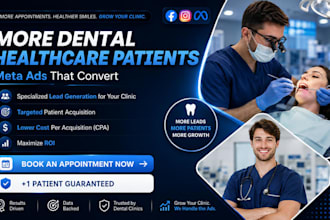 create high converting facebook and instagram ads for dentists and dental