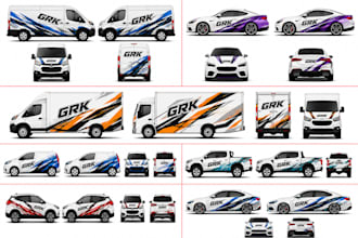 design custom vehicle wrap graphics for your business