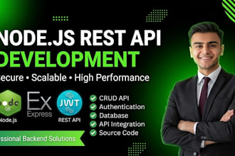 develop a secure node js rest API with express and mongodb