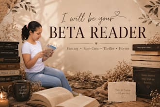 be your fiction beta reader and provide detailed feedback