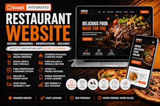 do restaurant website food business site