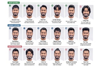 do 30 sample designs for your haircut or hairstyle