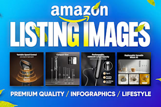 design amazon listing images and a plus content