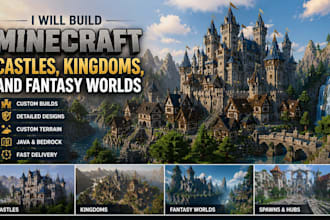 build minecraft castles, kingdoms, and fantasy worlds