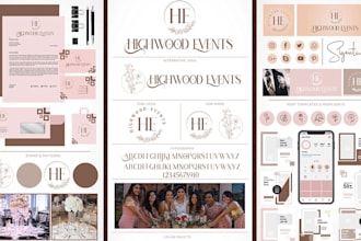 design luxury signature logo, branding kit, and brand identity for your