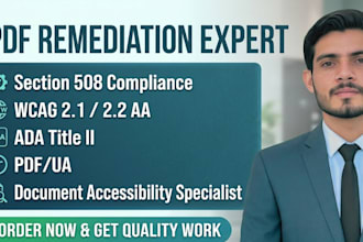 provide PDF remediation services for ada compliance