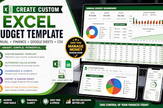 create custom excel budget template spreadsheet annual finance google sheets csv