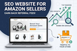build an SEO optimized website for amazon brand referral bonus