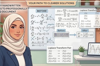 type math equations and notes in ms word or latex