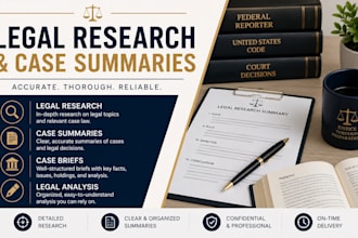 provide professional legal research and case summaries