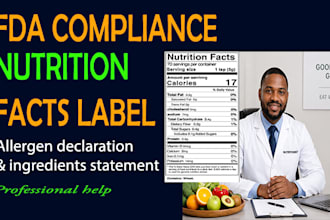 create fda food nutrition facts label