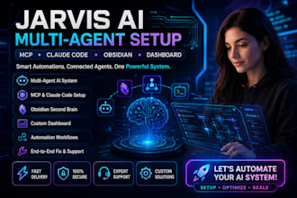 setup jarvis ai multi agent dashboard obsidian second brain claude code n8n mcp