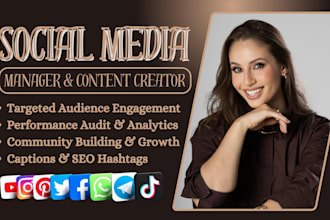 social media marketing manager, instagram post design, content creator