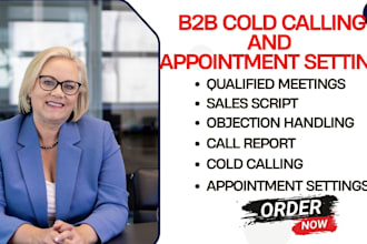 commission based cold calling appointment setting  telecom b2b sdr sales closer