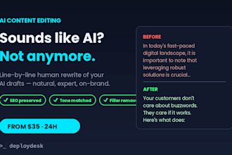 humanize ai content into natural human sounding writing