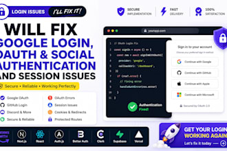 fix google login, oauth, social authentication and session issues