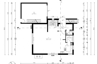 draw cad floor plans to german din standards