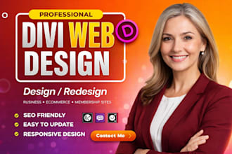 design wordpress elementor for divi wordpress website expert divi website design