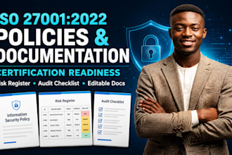 write iso 27001 policies and documents for certification readiness
