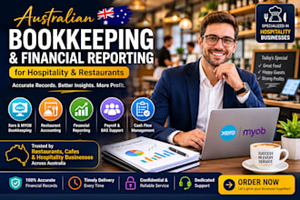 do bookkeeping and financial reporting for hostels and restaurant in austria