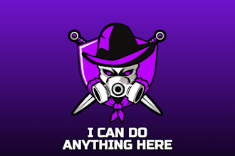 design a professional gaming and esports mascot logo